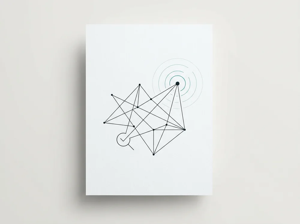 Illustration representing AI Search Optimisation